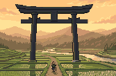 The great torii of Oyunohara